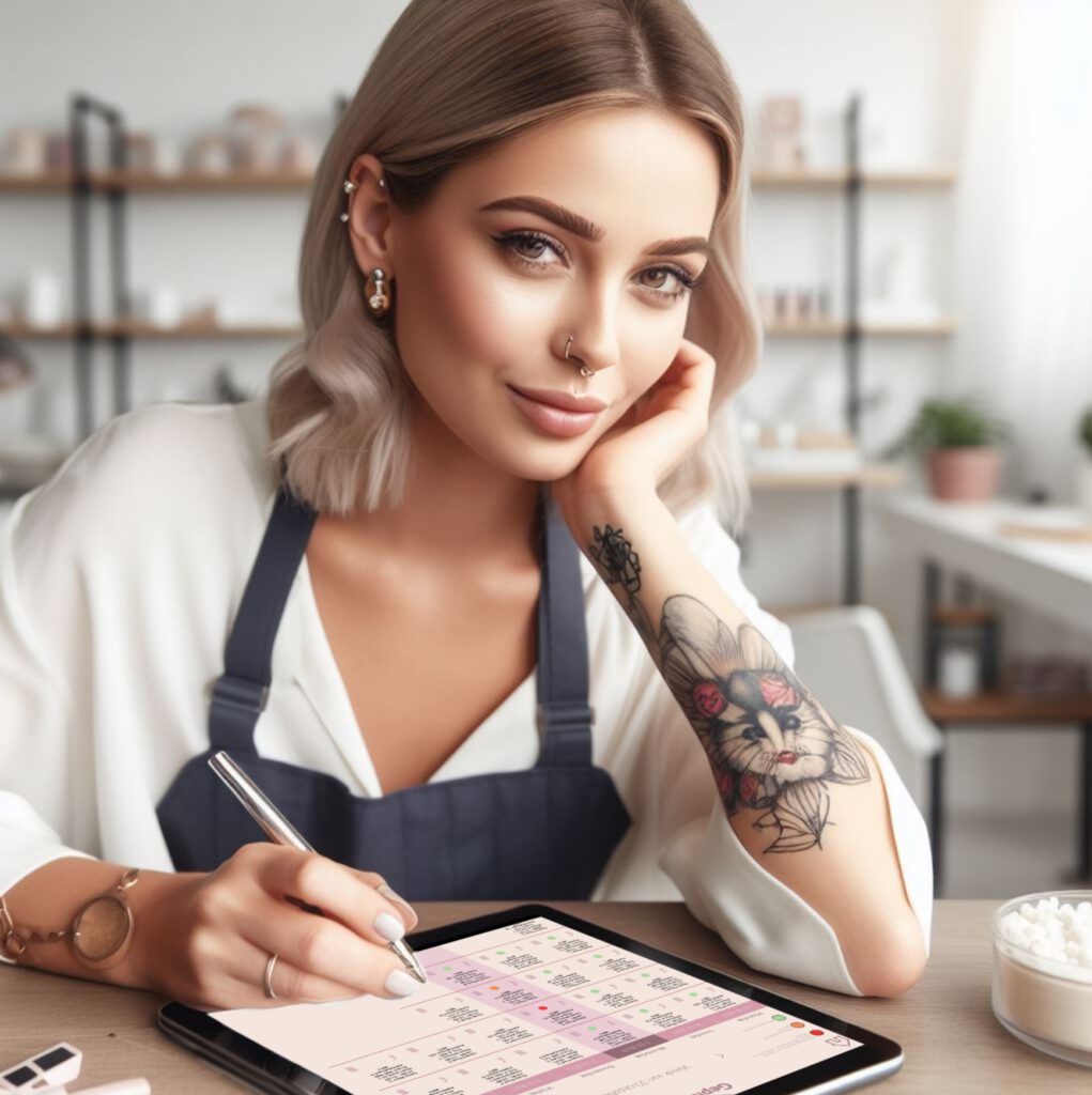 PMU Artist Utilizing PMU Shop Manager App